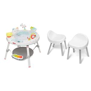 Skip Hop Baby Activity Center 3-in-1 Grow with Me Set, Explore & More: Activity Center & Toddler Chairs