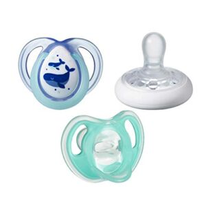 Tommee Tippee Pick-a-Paci Baby Pacifier Collection, Symmetrical Design, BPA-Free, 0-6 Months, 3 Pack