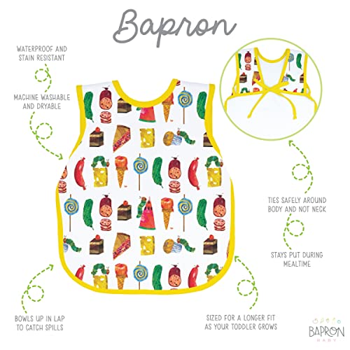 BapronBaby Eric Carle Food Parade Bapron – Soft Waterproof Stain Resistant Bib – Machine Washable – 6m – 5yr – (Sz Baby/Toddler 6m-3T) | The Storepaperoomates Retail Market - Fast Affordable Shopping