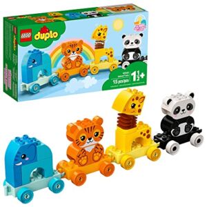 LEGO DUPLO My First Animal Train 10955 Building Toy Set for Kids, Toddler Boys and Girls Ages 18mos+ (15 Pieces)