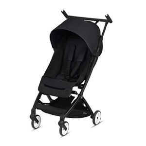 Cybex Libelle Stroller UltraLightweight Stroller Small Fold Stroller Hand Luggage Compliant Compact Stroller Fits Car Seats Sold Separately Infants 6 Months+, Deep Black