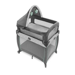 Graco My View 4 in 1 Bassinet | Infant to Toddler Bassinet with 4 Stages, Derby , 23.19×33.5×32.25 Inch (Pack of 1)