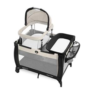 Graco Pack ‘n Play Day2Dream Travel Bassinet Playard | Features Portable Bassinet, Diaper Changer, and More, Lo, Lo