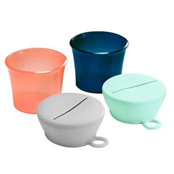 Boon SNUG Snack Cups and Lids, Multi (Set of 2) | The Storepaperoomates Retail Market - Fast Affordable Shopping