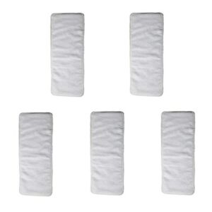 Inserts for Baby Cloth Diapers Covers Microfiber 3 Layers (White)
