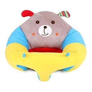 KAKIBLIN Baby Sofa Support Chair, Soft Plush Cartoon Animals Baby Sitting Chair Learning to Sit Cushion Seats for 6-16 Months Infants, Puppy