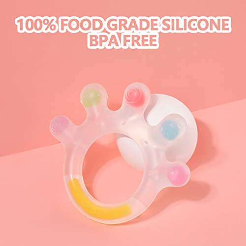 Haakaa Large-Palm Baby Teething Toys, Food Grade Silicone Teethers for Babies 0-6 Months/6-12 Months, BPA Free Teething Relief Baby Chew Toys | The Storepaperoomates Retail Market - Fast Affordable Shopping