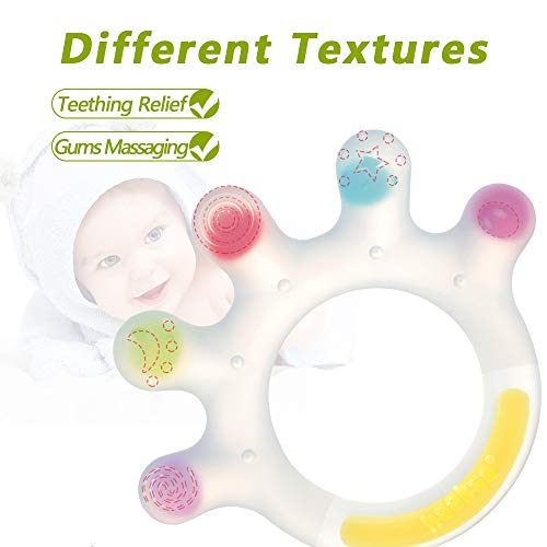 Haakaa Large-Palm Baby Teething Toys, Food Grade Silicone Teethers for Babies 0-6 Months/6-12 Months, BPA Free Teething Relief Baby Chew Toys | The Storepaperoomates Retail Market - Fast Affordable Shopping