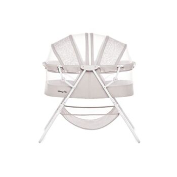 Dream On Me Karley Bassinet in Cool Grey | The Storepaperoomates Retail Market - Fast Affordable Shopping