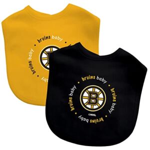 BabyFanatic Bibs 2 Pack – NHL Boston Bruins – Officially Licensed Baby Apparel Set