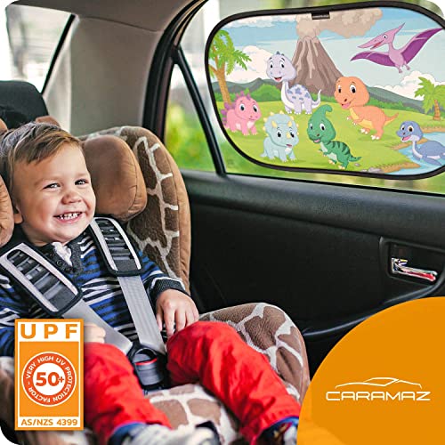 CARAMAZ Car Sun Shade for Baby with Certified UV-Protection (2 Pack – 20″x12″) | The Storepaperoomates Retail Market - Fast Affordable Shopping