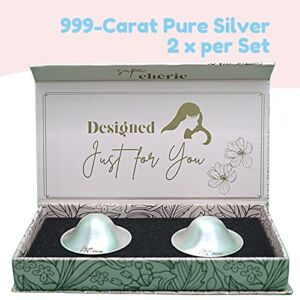 The Original Silver Nursing Cups – Nipple Shields for Nursing Newborn – Newborn Essentials Must Haves – Nipple Covers Breastfeeding – Soothe and Protect Your Nursing Nipples – 999 CT