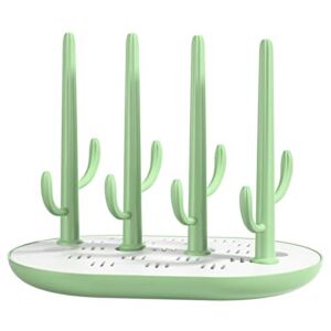 Baby Bottle Drying Rack, Large Capacity Bottle Dyer Holder for Baby Bottles Nipples Cups Pump Parts and Accessories (Green)