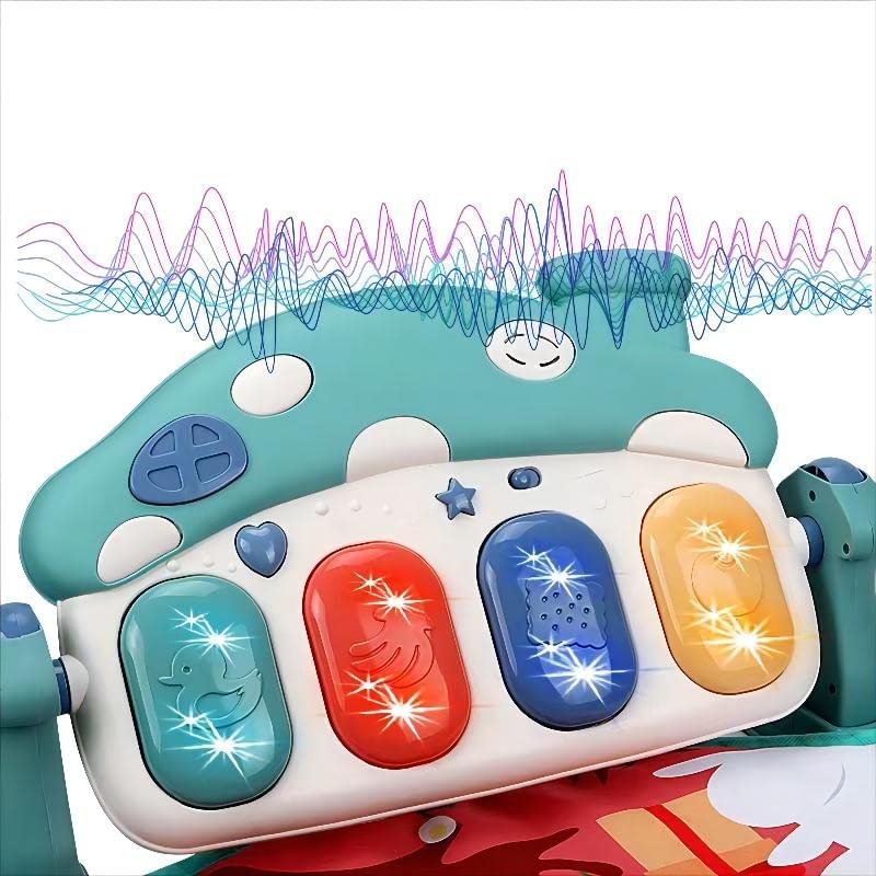 Baby Play Mat Activity Gym with Music and Lights, Baby Gym Activity Center with Colorful Baby Toys, Kick and Play Piano Musical Toys for 0 to 3 6 9 12 Months, Baby Shower, Christmas Gift | The Storepaperoomates Retail Market - Fast Affordable Shopping