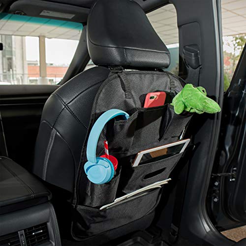 DoRan Car Backseat Organizer – Kick Mats Seat Back Protectors for Kids and Toddlers (Black 1/pk) | The Storepaperoomates Retail Market - Fast Affordable Shopping