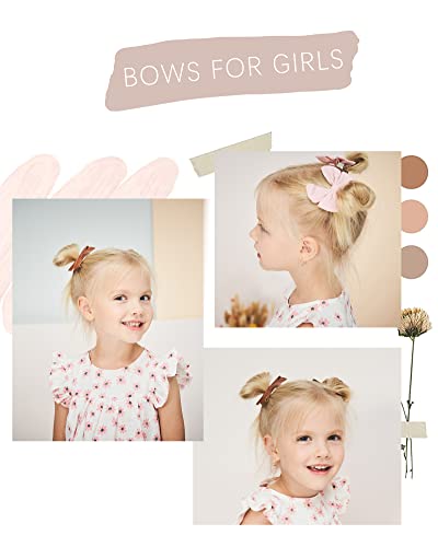 Baby Girl Hair Clips 24PCS Baby Girl Bows Cotton Flower Prints Hair Accessories Fully Lined Barrettes Alligator Hair Clips for Girls Toddler Kids | The Storepaperoomates Retail Market - Fast Affordable Shopping