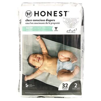 Honest Diapers, Size 2, 12-18 Pounds, Pandas, 32 Diapers, The Honest Company | The Storepaperoomates Retail Market - Fast Affordable Shopping