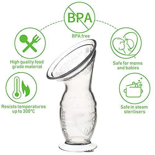 haakaa 100ml Manual Breast Pump with Leakproof Silicone Lid and 75ml Wearable Ladybug Breast Milk Collector Combo for Breastfeeding | The Storepaperoomates Retail Market - Fast Affordable Shopping