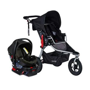 BOB Gear Rambler Travel System with B-Safe Gen2 Infant Car Seat Black