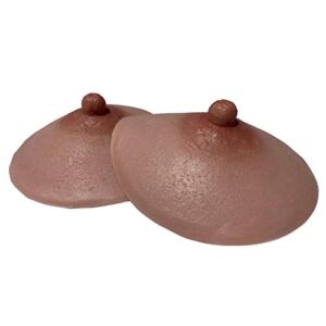 Surrui Adhesive Silicone Nipples for Breast Forms Crossdressers Washable Nipples Cover for Women style 1-3 One Size