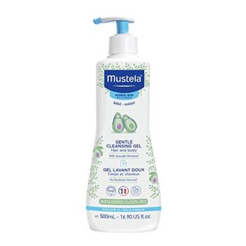 Mustela Baby Gentle Cleansing Gel – Baby Hair & Body Wash – with Natural Avocado fortified with Vitamin B5 – Biodegradable Formula & Tear-Free â€“ 16.90 fl. oz. (Pack of 1) | The Storepaperoomates Retail Market - Fast Affordable Shopping