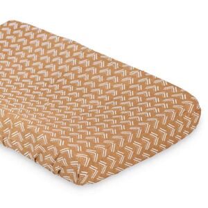 Lulujo Soft Cotton Baby Change Pad Cover (Mudcloth)