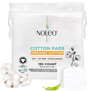 Cotton Rounds & Pads (150 Count (Pack of 1), Large & Pressed)