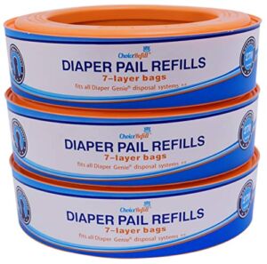 ChoiceRefill Diaper Pail Refills – Compatible with Diaper Genie Pails – Pack of 3