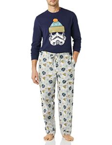 Amazon Essentials Adult Flannel Pajama Sleep Sets, Star Wars Winter-Mens, X-Large