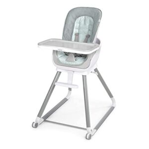 Ingenuity Beanstalk Baby to Big Kid 6-in-1 High Chair Converts from Soothing Infant Seat to Dining Booster Seat and more, Newborn to 5 Yrs – Ray