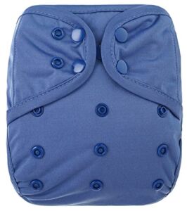 OsoCozy One Size Reusable Cloth Diaper Covers – Adjustable Snap Fit & Double Leg Gussets for Baby Boys & Girls from 8-35 Pounds. Use with Prefold, Flat or Fitted Cloth Diapers or Snap-in Inserts.