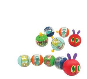 KIDS PREFERRED World of Eric Carle The Very Hungry Caterpillar Plastic Busy Balls Toy