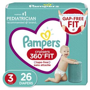 Pampers Cruisers 360 Diapers Size 3, 26Count