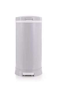 Bubula Premium Steel Diaper Waste Pail with Step Open, Gray