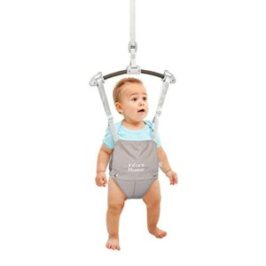 Infant Master Baby Doorway Jumpers, Sturdy Johnny Jumper w/ Adjustable 10.8″-23.6″ inches Strap, Soft Baby Johnny Bouncer w/ Seat Bag, Ideal Gift for Infant, Portable and Easy to Use, Grey