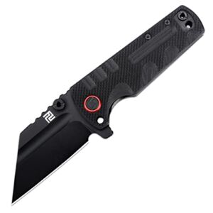 ARTISANCUTLERY Tactical Knife Proponent Subsize (1820PS) D2 Steel Black PVD Blade Black G10 Handle Pocket Knife Folding Knife EDC Knife