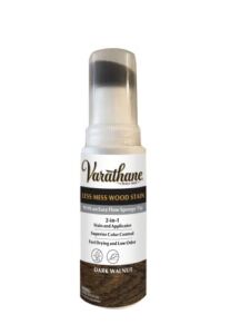 Varathane Less Mess Wood Stain and Applicator, 4 oz, Dark Walnut