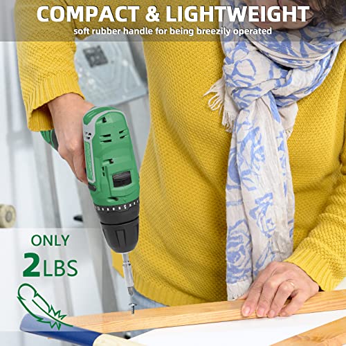 ALTOCRAFT Cordless Drill Driver 12V Max,Small Hand Power Drill Tool with Battery and Charger,20+1 Torque Setting, 3/8″Keyless Chuck,0-400/0-1300 Variable-Speed,Built-In LED Work Light for DIY Home Use | The Storepaperoomates Retail Market - Fast Affordable Shopping