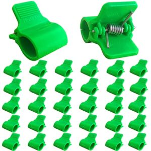 Greenhouse Clamps for 1/2 Inch PVC Pipe, Greenhouse Hoops,Garden Support Frame, Grow Tunnel,Plant Support Garden Stakes.For Fixing Plant Cover, Greenhouse Plastic Sheeting, Film Row Cover, Garden Net.