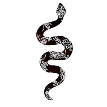 Earthy Room Wall Decor Boho Witchy Cute Wooden Snake Decor Aesthetic for Witchy Desk Decor , Altar Decor , Earthy Room Decor Aesthetic for Bedroom, Natural Brown | The Storepaperoomates Retail Market - Fast Affordable Shopping