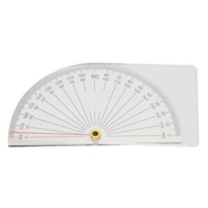 Goniometer, Joint Goniometers Clear Scale Angle Medical Ruler Accurate Measurement Fingers Goniometer Tool Transparent for Finger Bone Accurate Angle Measurement Manual Rang of Motion Finger Device