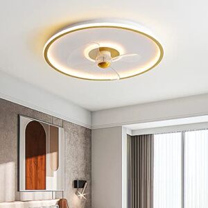 MAXIAOXIANG Modern Bedroom Ceiling Fan with Light Kids 3 Colors Dimmable Silent Remote Control Fan Ceiling Lights with Timer Indoor 45Cm