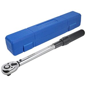 UYECOVE 1/2-Inch Drive Click Torque Wrench, Dual-Direction Click Professional Torque Wrench 10-160FT-LB/13.6-217Nm, Dual Range Scales Graduated in FT.LB and N.M