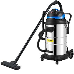 VEVOR Wet/Dry Vacuum, 13.5 Gallon Capacity, HEPA Filtration Automatic Dust Shaking, 1200 W Powerful Motor Dust Collector, Heavy-Duty Shop Vacuum with Attachments, ETL Listed