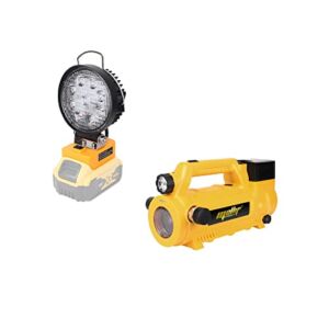 Cordless Transfer Pump and LED Work Light for Dewalt 20V Max Battery(Battery Not Included)