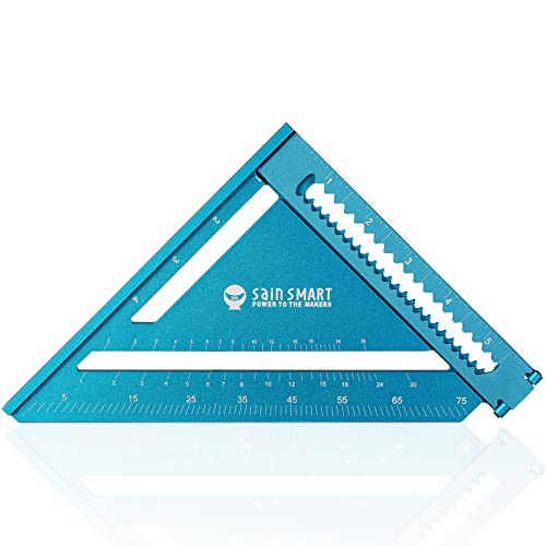SainSmart Folding Triangle Ruler, 6 Inch Rafter Square Layout Tool, Carpenter Square, Aluminum Alloy Multifunctional Woodworking Tools | The Storepaperoomates Retail Market - Fast Affordable Shopping