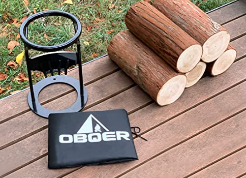Obqer Kindling Splitter, 7.6LB Heavy Duty Steel Firewood Splitter. 8″ L x 12″ H Integral Structure Manual Log Splitter with Storage Bag. Portable Wood Splitter Wedge for Kitchen & Camping & Barbecue. | The Storepaperoomates Retail Market - Fast Affordable Shopping
