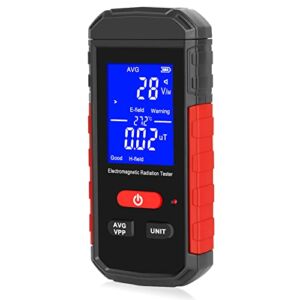 EMF Meter, Electromagnetic Radiation Tester, EMF Detector, Handheld Digital Field Radiation Detector Great Tester for Home EMF Inspections, Office, Outdoor and Ghost Hunting