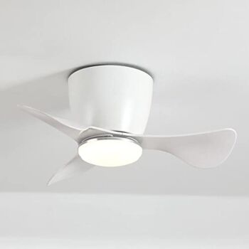 IBalody 15W LED Dimmable Fan Lights 23in Mini Kids Room Mute Ceiling Fan Light Kitchen Island Dining Room Ceiling Lighs Fan Lighting Modern Indoor 6 Speed Ceiling Fan with Light | The Storepaperoomates Retail Market - Fast Affordable Shopping