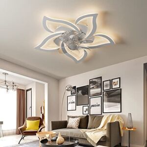 DeveChos Ceiling Fan with Light, 23 inches Low Profile Ceiling Fan for Living Room,Kidsroom,Bedroom,Kitchen